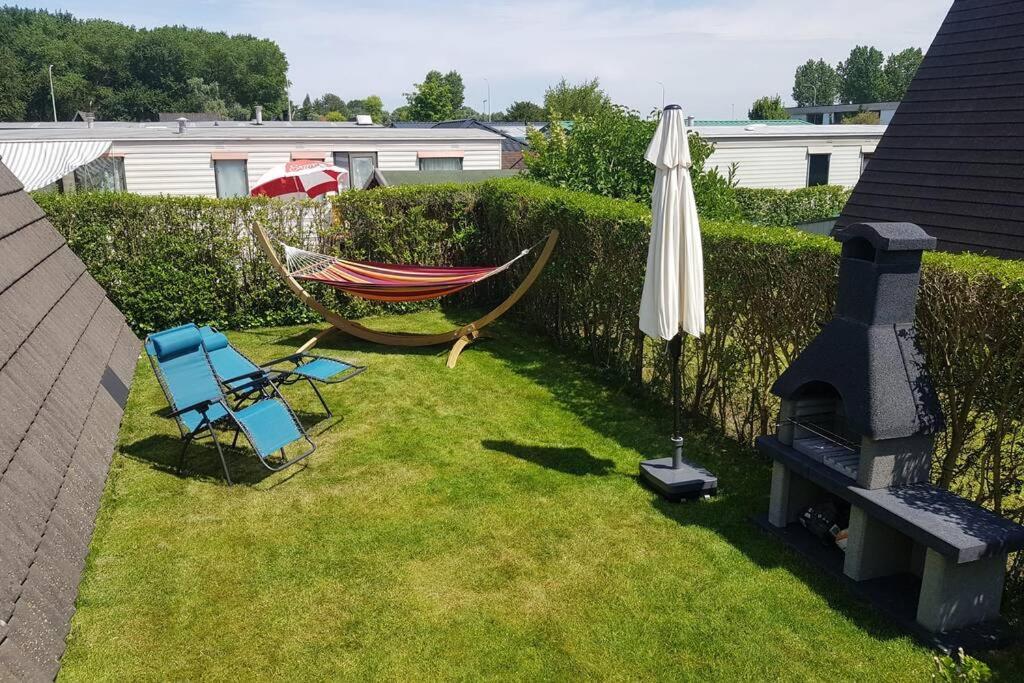 Gezellige Chalet In Nieuwpoort - Opkuis Inbegrepen In De Prijs オーストダインケルケ エクステリア 写真